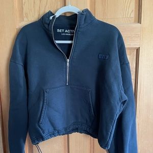 Set active half zip Oxford